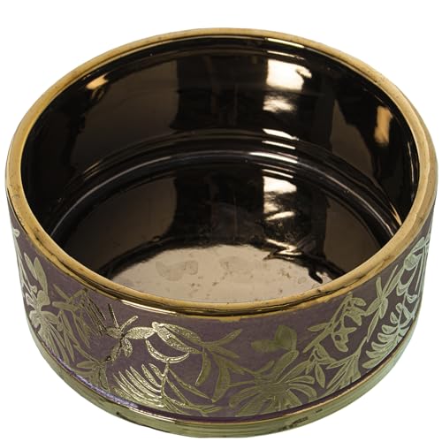 Vase céramique rose et or 20 cm pour sublimer vos étagères de salon ternes - 4