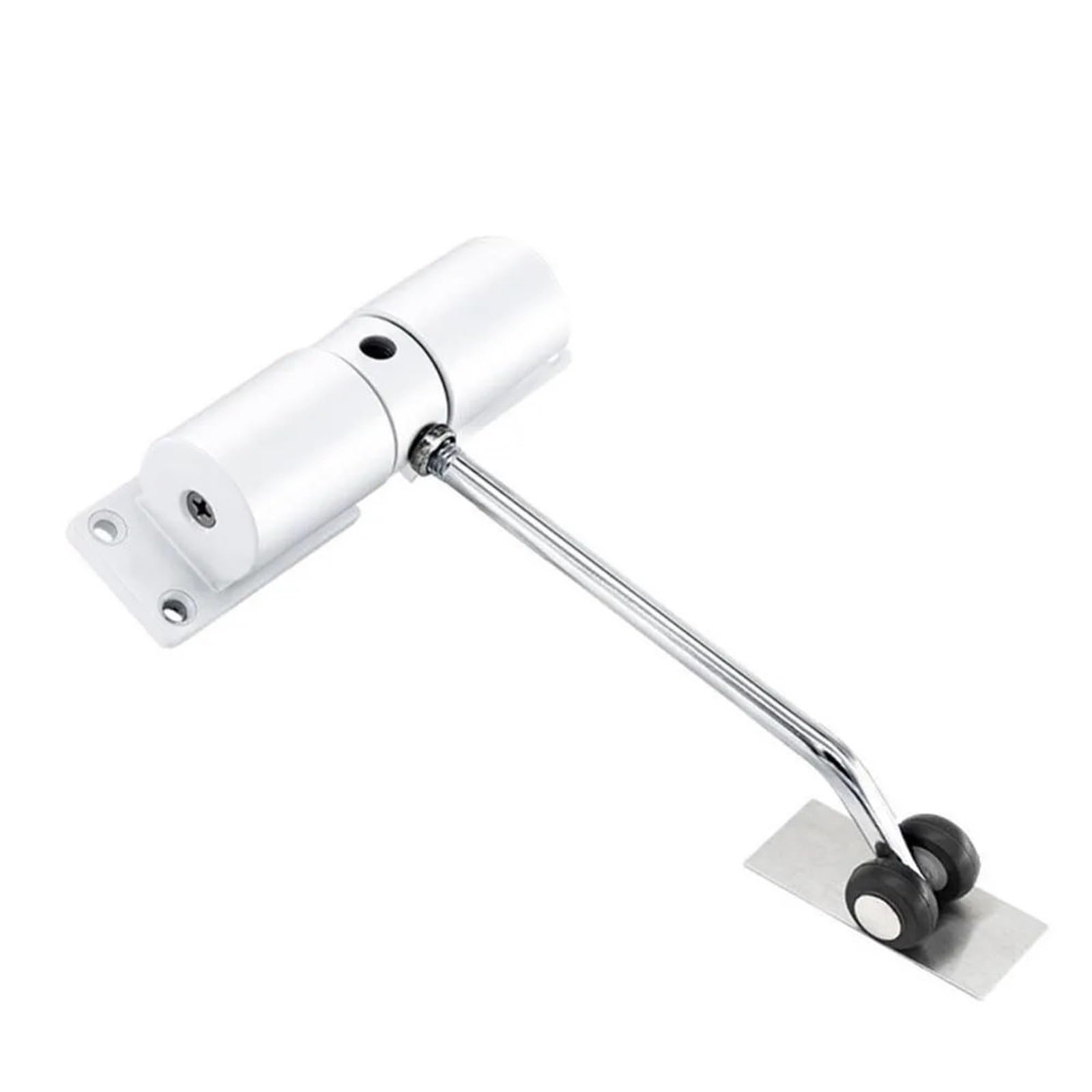 Kdhcvkz White Adjustable Self Closing Door Hinge Stainless Steel Spring Device Furniture Door(White)