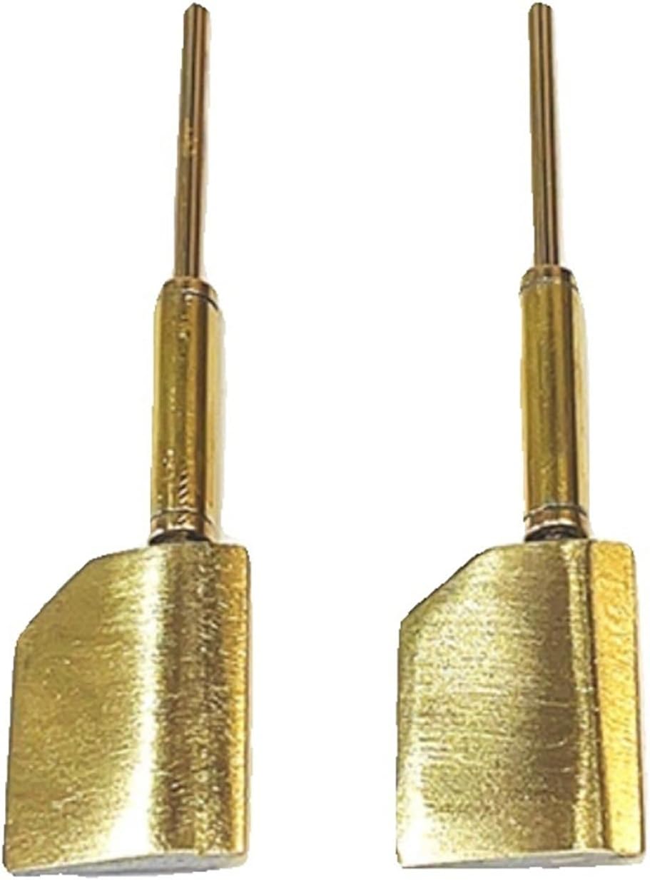 RC Boat Waterproof Brass Rudder Set for 1/35 Scale SU-1204M Patrol Boat – RC Model Upgrade (Pair)