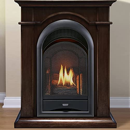 Procom Dual Fuel Vent Free Gas Fireplace System - 15,000 Btu, T-Stat Control, Chocolate Finish - Model# Pcs150T-Ch #TOP5