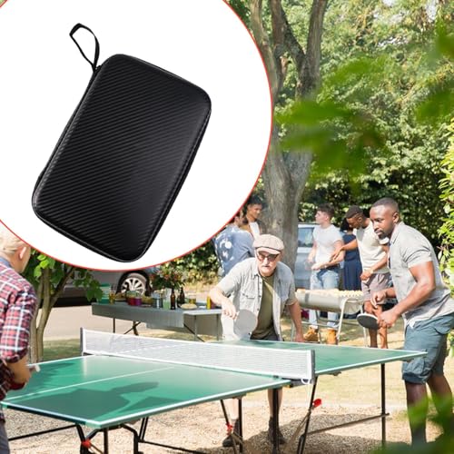 Funda de tenis de mesa con cremallera resistente para proteger palas y pelotas 2