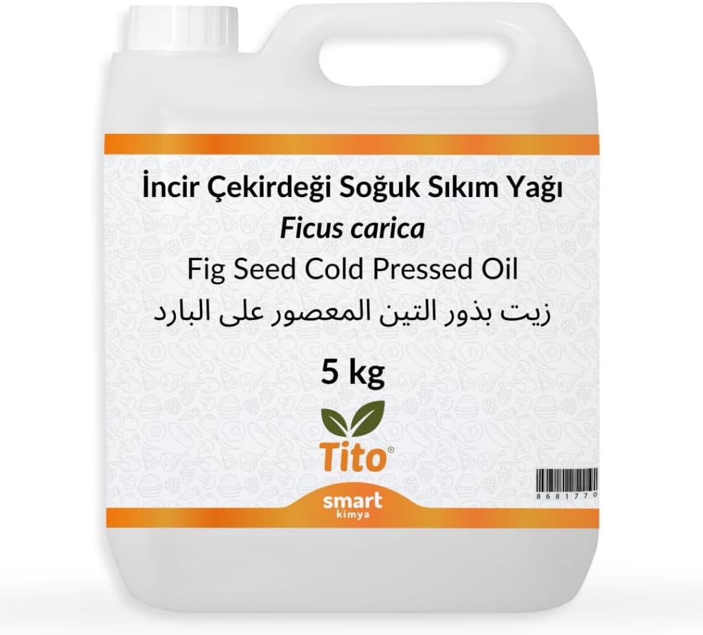 Tito İncir Çekirdeği Soğuk Sıkım Yağı Ficus carica 5 kg
