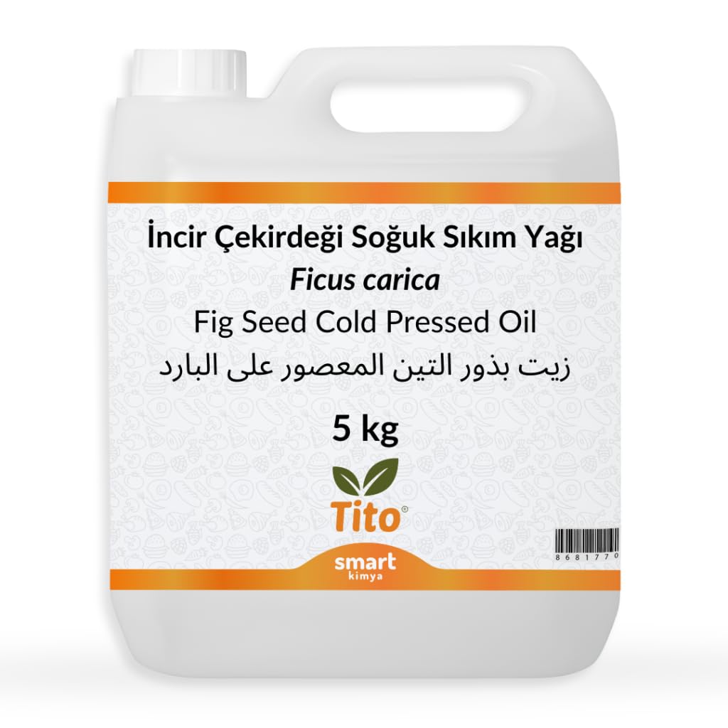 Tito İncir Çekirdeği Soğuk Sıkım Yağı Ficus carica 5 kg