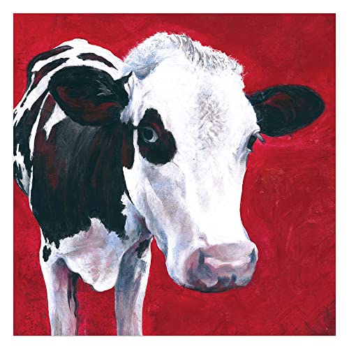 Creative Products Bold Cow 16x16 Canvas Wall Art