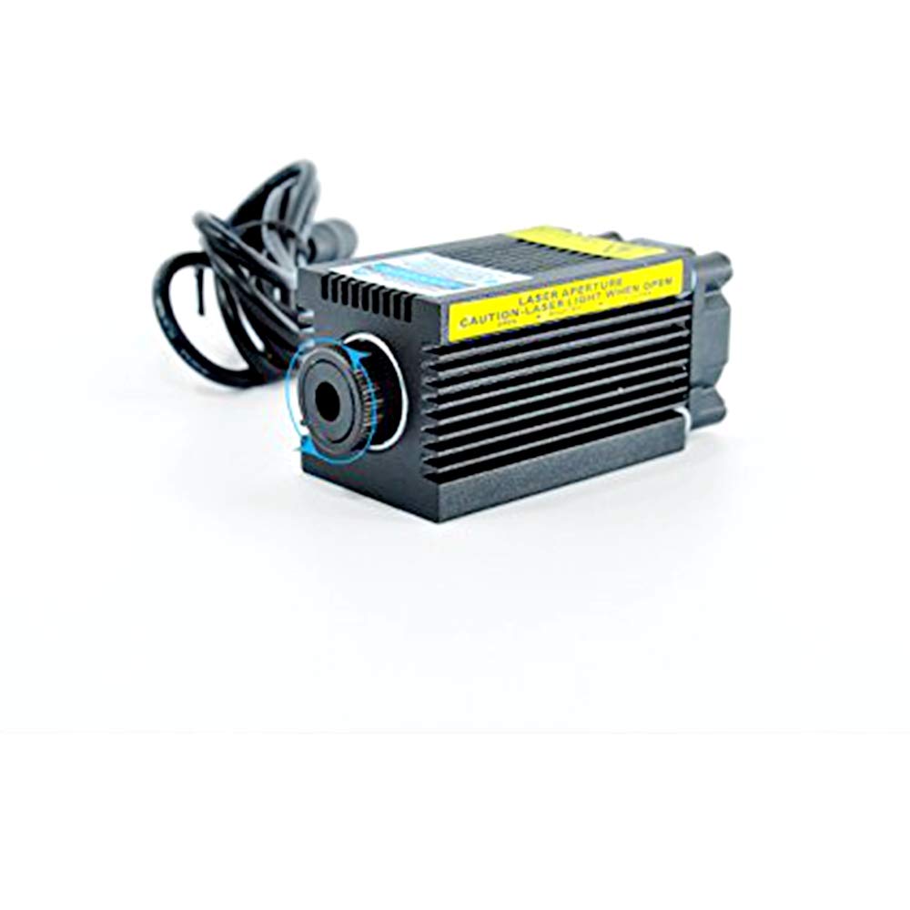 12V de alta potencia 405nm 500mW Focustable Ajustable Violeta Azul Diodo láser Punto Módulo de corte