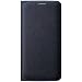 Produktbild Samsung Flip Wallet Schutzhülle (mit Kreditkartenfach, geeignet für Galaxy S6 Edge) schwarz(Fabric)