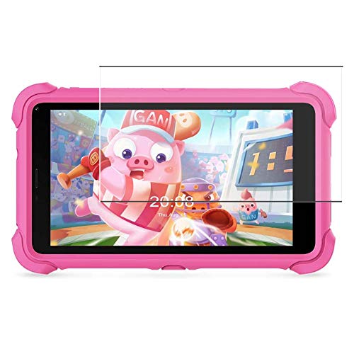 [3 Pack] Synvy Screen Protector Film, compatible with Jettom Kids Kinder Tablet 7 RobotPad Robot A1 7"" Guard Sticker [ Not Tempered Glass Protectors ], Transparent