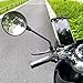 DHYSTAR Motorcycle Phone Mount, Cell Phone Rearview Mirror Holder Bracket Stand for Motorcycle Bike, Moped Scooter, Motorbike, Clamp Fits 4.7