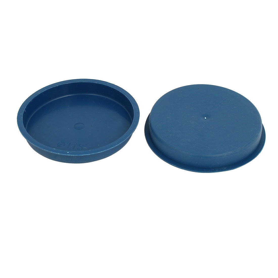 Aexit 115mm Flange Luer Fittings Mounted Tapered Hole Stopper Waterproof Cap Dark Luer Cap Fittings Blue 5pcs