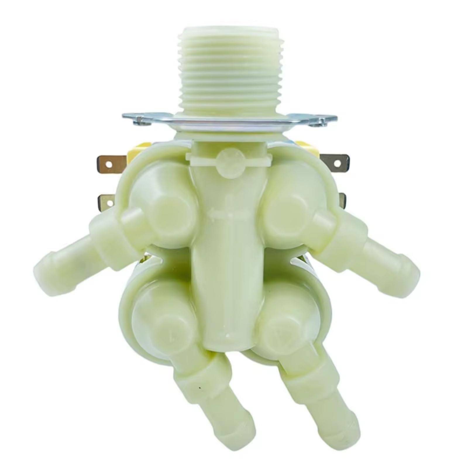 Electrovalvula Lavadora Para 5220FR2008M (33890096) Válvula Entrada Agua Para Lavadora Tambor Universal, Válvula Solenoide Una Entrada Y Cuatro Salidas