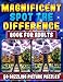 Magnificent Spot the Difference Book for Adults: 50 Dazzling Picture Puzzles: Extremely Fun Picture Puzzle Book for Adults: Are you ready for the ... Can You Find Them All? Really? (Volume 1)