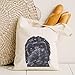 Labradoodle Tote Bag - Black Labradoodle Lover Gift - Labradoodle Golden Doodle Totes -Handmade Totes - Gifts for Mom - Labradoodle Canvas Totes - Grocery Bag - Beach Bag