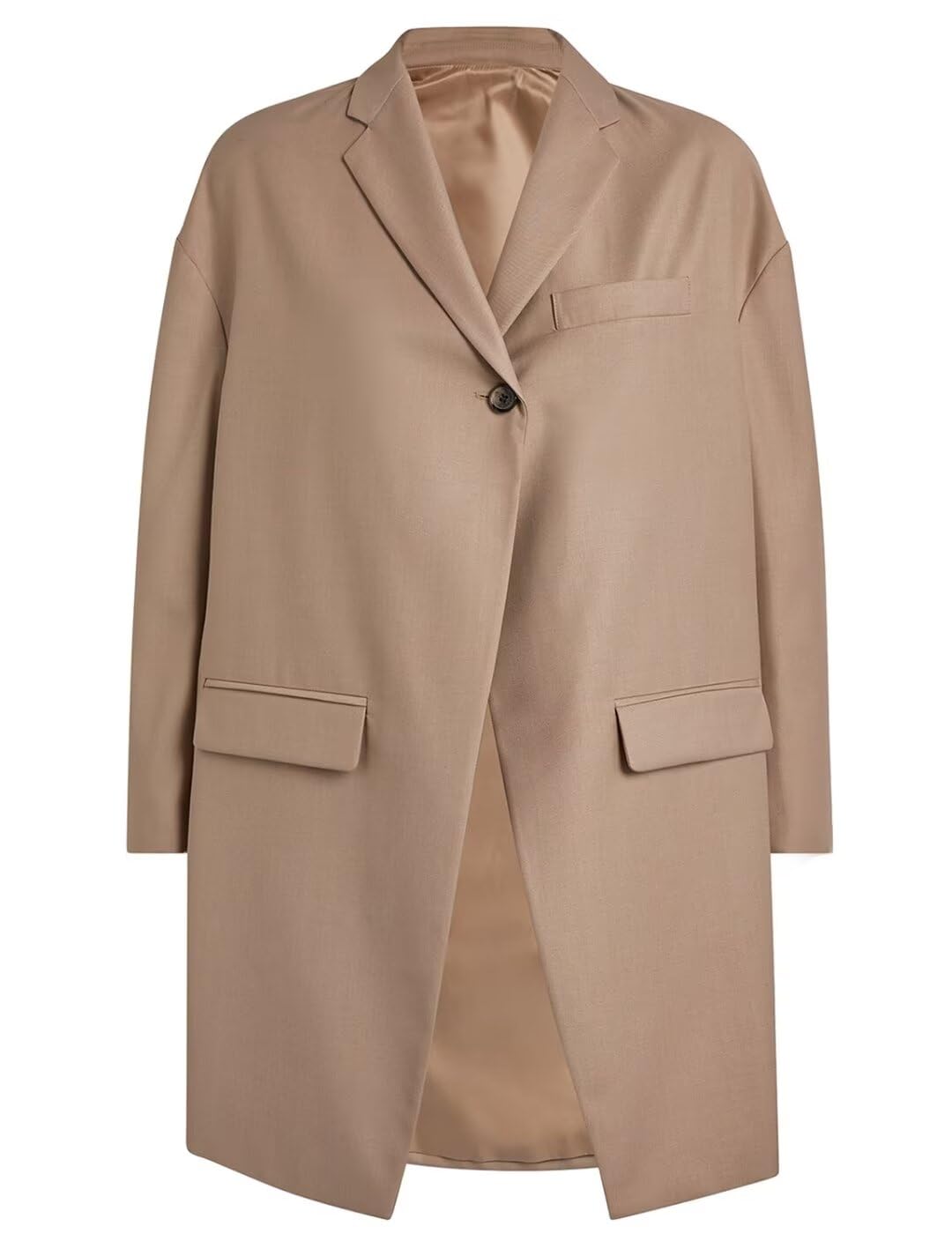 Blazer oversize ouvert sur le devant veste bureau et weekend - 7