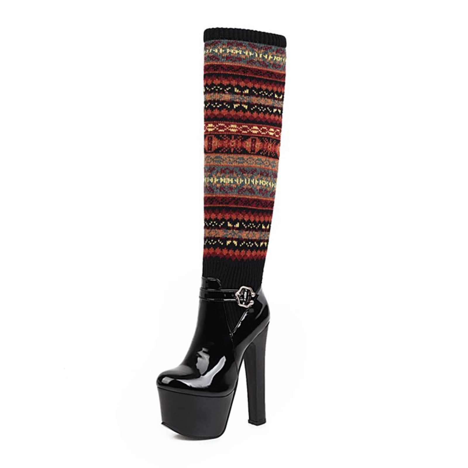 Bottes à talons hauts 16cm et semelles épaisses stables