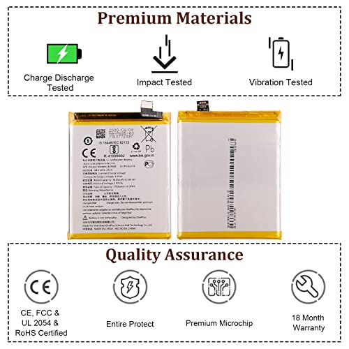 HIGHAKKU Batteria di ricambio BLP685 compatibile