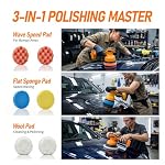 6 In Cordless Car Buffer Polisher Fit for Dewalt 20V Battery(NO Battery) - Image 6
