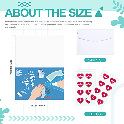 240 Sets Nurse Graduation Appreciate Gift Card Bulk Thank You Cards For Nurses With Envelopes Nursing Cards Bulk Healthcare Medical Graduation Party Gift For Nurse Gifts Doctors Emts Essential Workers #TOP1