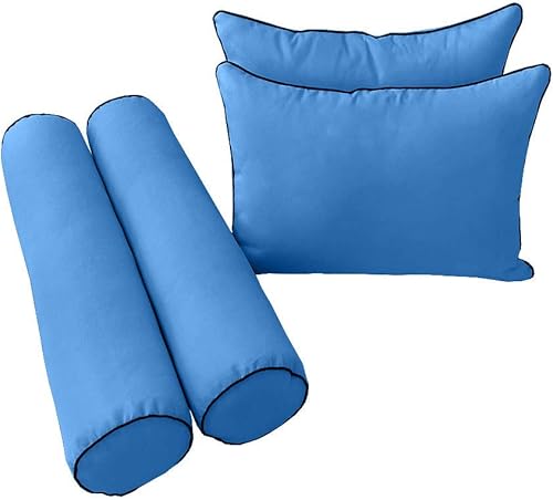 Miniatura 3 de Style4 AD102 - Funda de almohada para colchón de sofá cama para exteriores, 5 piezas, tamaño individual