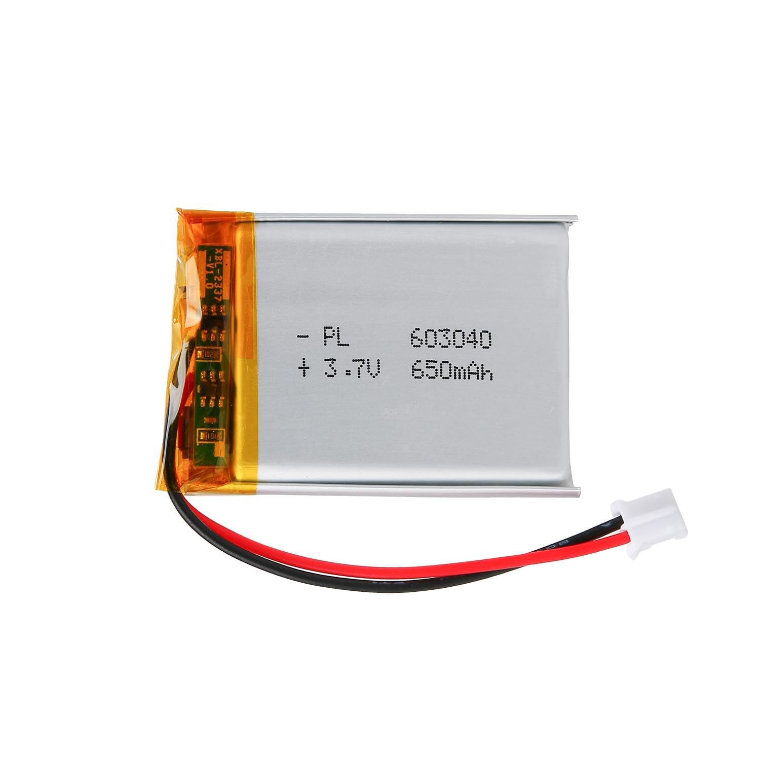 Batería Lipo 3.7V, 380mAh 702030 a Iones de Litio con conexión 2P-PH con Paso 2,0 mm — view 25