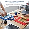 IMFAA Pack of 10 Premium-Quality Long Lasting 100% Cotton Canvas Tote Reusable Shopping Bags Ideal for Printing and Embroidery (Red,Large 50x40x60) #3