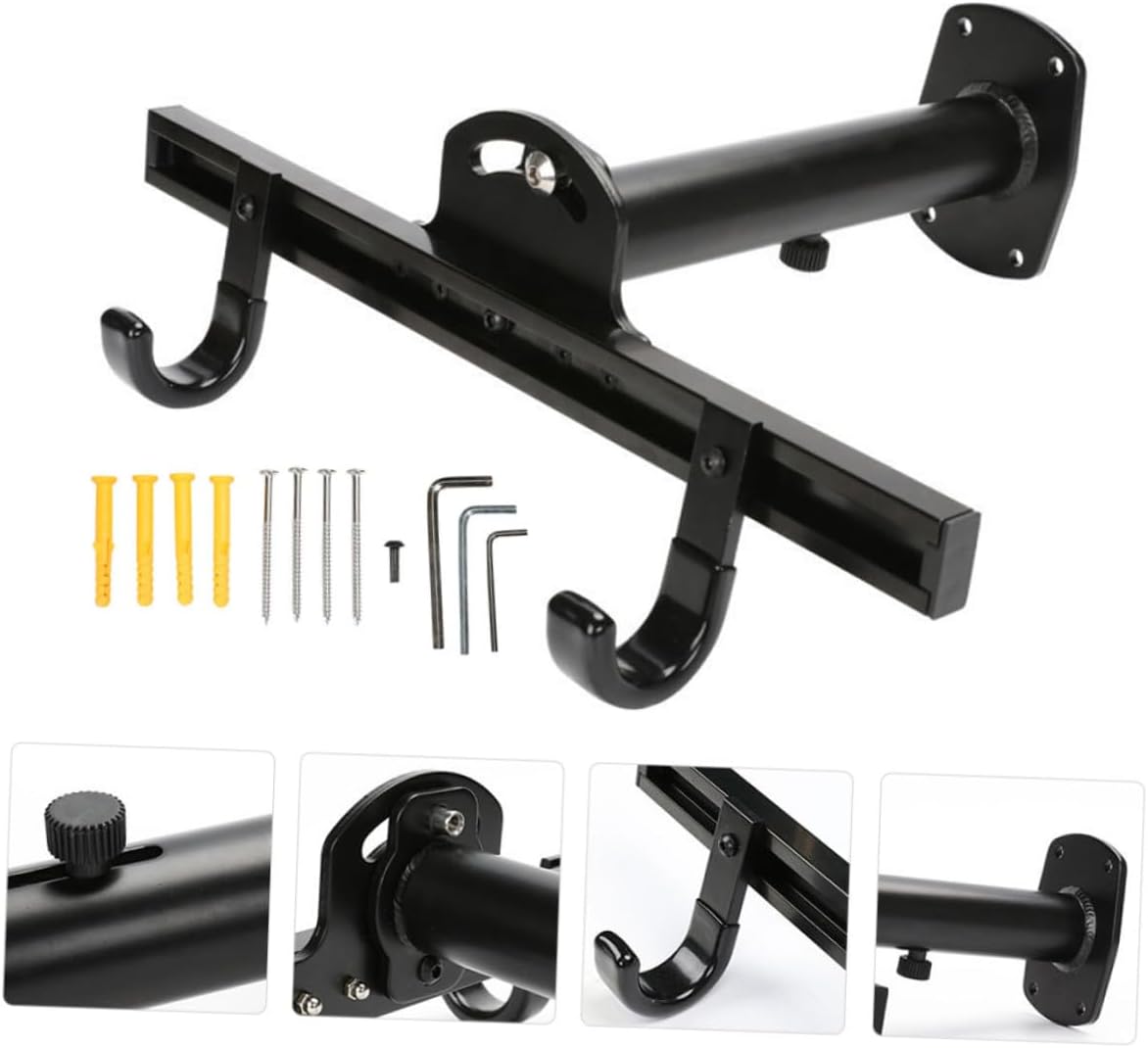 Adjustable Bike Wall Hanger Rack for Garage Vertical Bike Storage Rack for Mountain Road Folding Space-saving Wall Mount Holder for Indoor Display and Organization