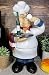 Ebros Chef Pierre Wine Tasting Expert French Bistro Decor Statue Home and Kitchen Hospitality Figurine 14" H for Kitchen Countertop Dining Table Accessory Party Hosting Prop