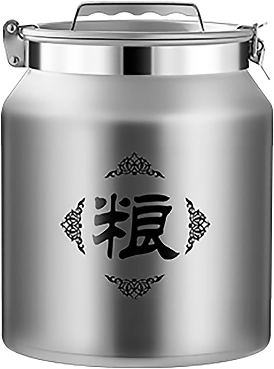 Airtight Cereal Container Storage Jars Aluminium with Lid