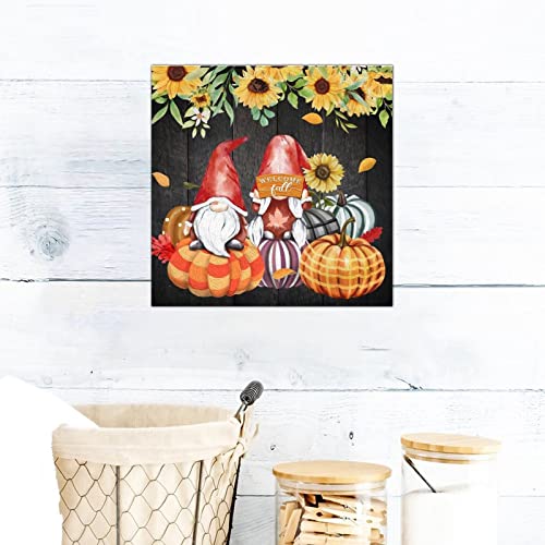Decoration murale classique en bois Welcome Fall haut de gamme - 7