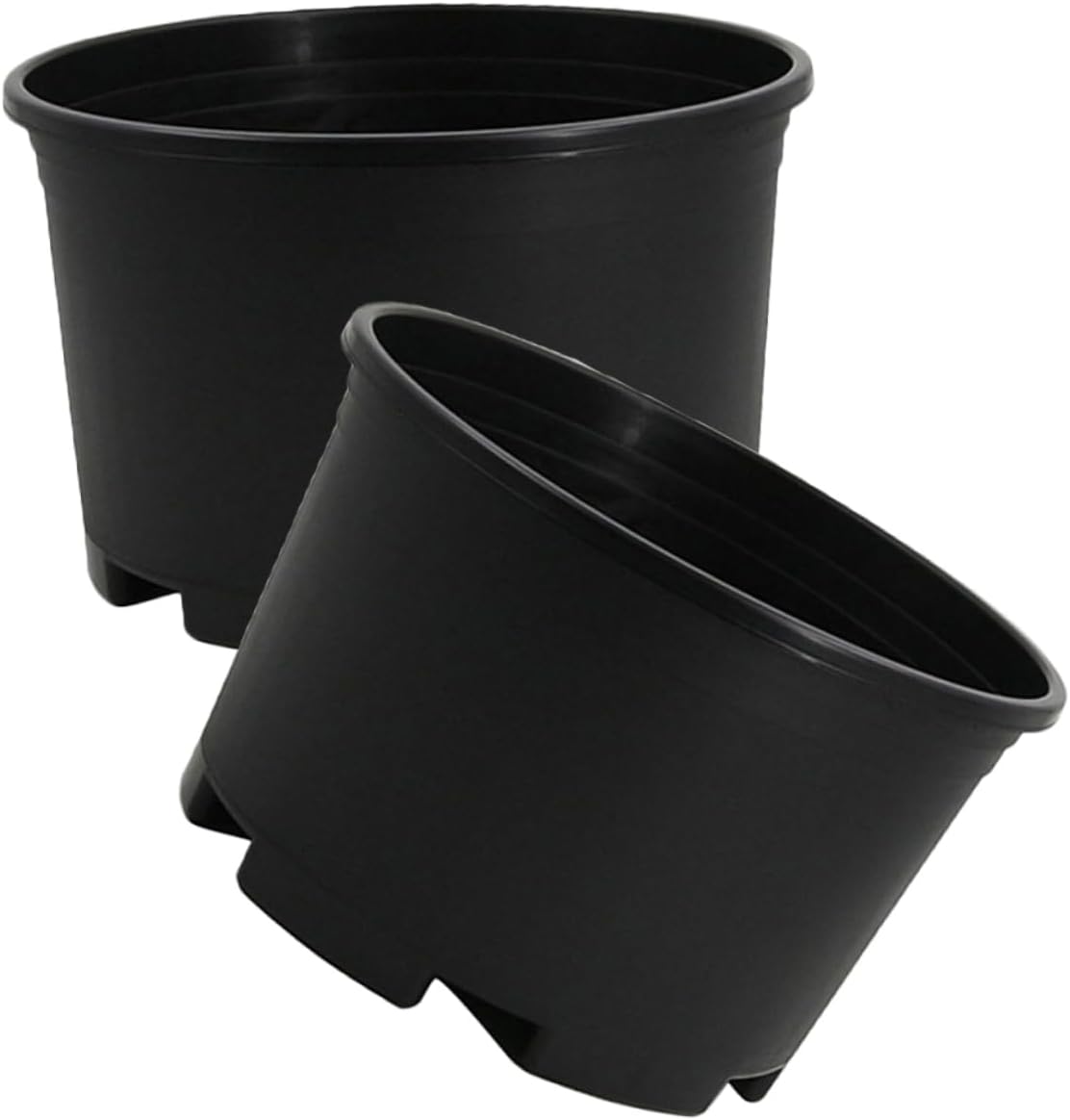 2pcs Extra Large Plastic Plant Pot Garden Flowerpot Drainage for Use Versatile Planter for Cultivation and Planting
