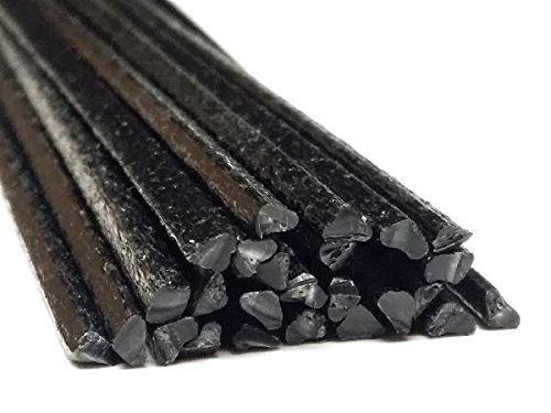 Kit Saldatura Plastica 30 Pezzi Barre Di Saldatura Per Plastica HDPE Nero 3mm - 30 Pezzi, Forma Triangolare, Polietilene Barre Saldatura Plastica UK - Foto 2