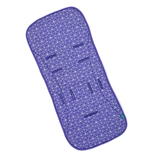 Urban Kanga Colchoneta Silla de Paseo Universal con Espuma de Memoria Colchoneta Carro (Iris Geo)