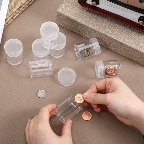 Tubos Plásticos Transparentes para Monedas Half Dollar 30 Piezas miniatura 5