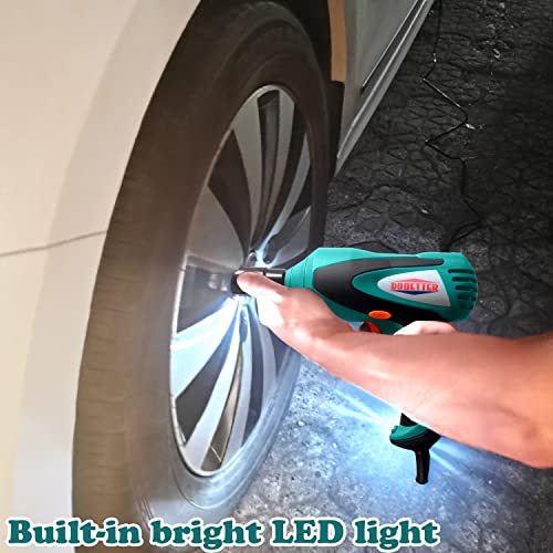 Dobetter 12V Impact Wrench Electric Impact Wrench, 1/2” Car Impact Wrench Corded Power Impact Wrench Kit -Paiw12 #TOP2