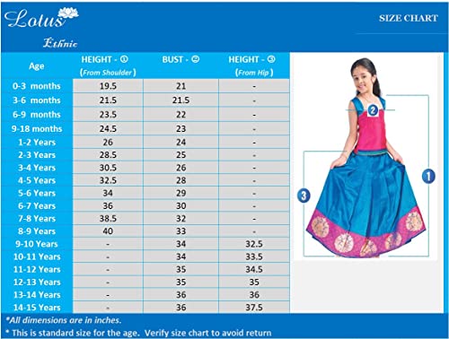 Image of Girl's Raw Silk Readymade Lehenga Choli