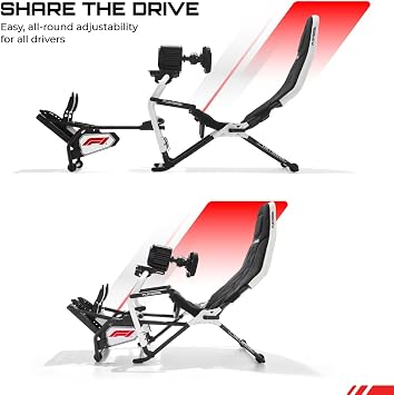 Playseat Challenge DD - F1 Edition, Foldable Racing Simulator Cockpit, Direct Drive, Logitech, Thrustmaster, Moza, Fanatec, Formula Racing Simulator