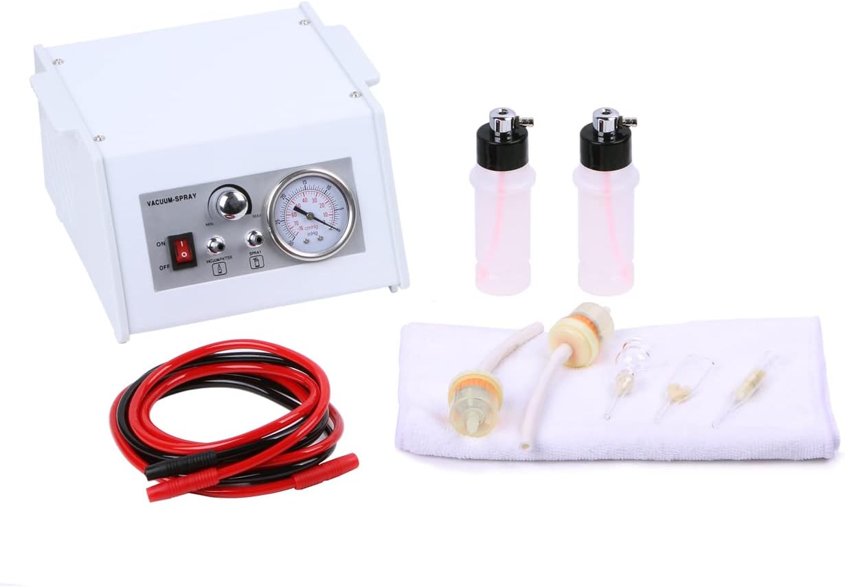 A13 Facial Machine: High Frequency Aromatherapy Steamer, Galvanic, Brush Massager, Vacuum Extractor, Diffuser and Hot Towel Warmer
