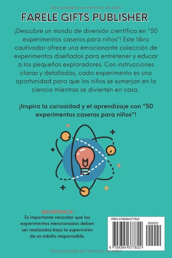 Miniatura 2 de 50 Experimentos Caseros para Niños Experimentos Cientificos para Niños, Libro de Experimentos Caseros, Ciencia para Niños de 8 Años, Experimentos