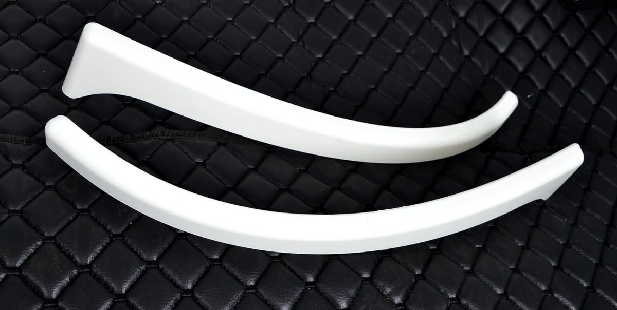Pareja de 2x Cejas de faro de plástico ABS Ojo del Diablo Compatible con Scania R 2010-2016