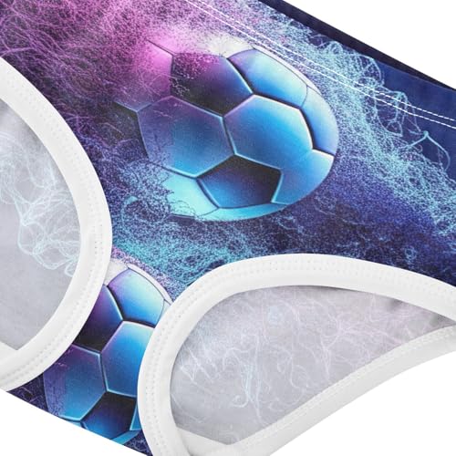 Cotton Girls Underwear Toddlers Cool Football Panties Little Girl Durable Undies Kids Briefs 2t4