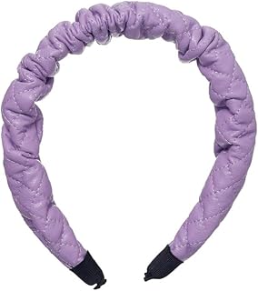 توكة شعر طوق بلاستيك و طبقة مصنوعة من الجلد نسائي , موف , BOX-A-145-P-215