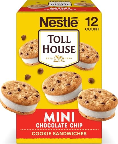 Tollhouse Mini Vanilla Chocolate Chip Cookie Sandwiches, 18 ...