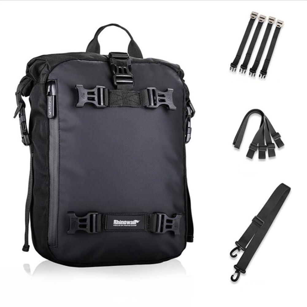 Sac de selle de moto pour partir en road trip avec cette sacoche arrière étanche de 10L