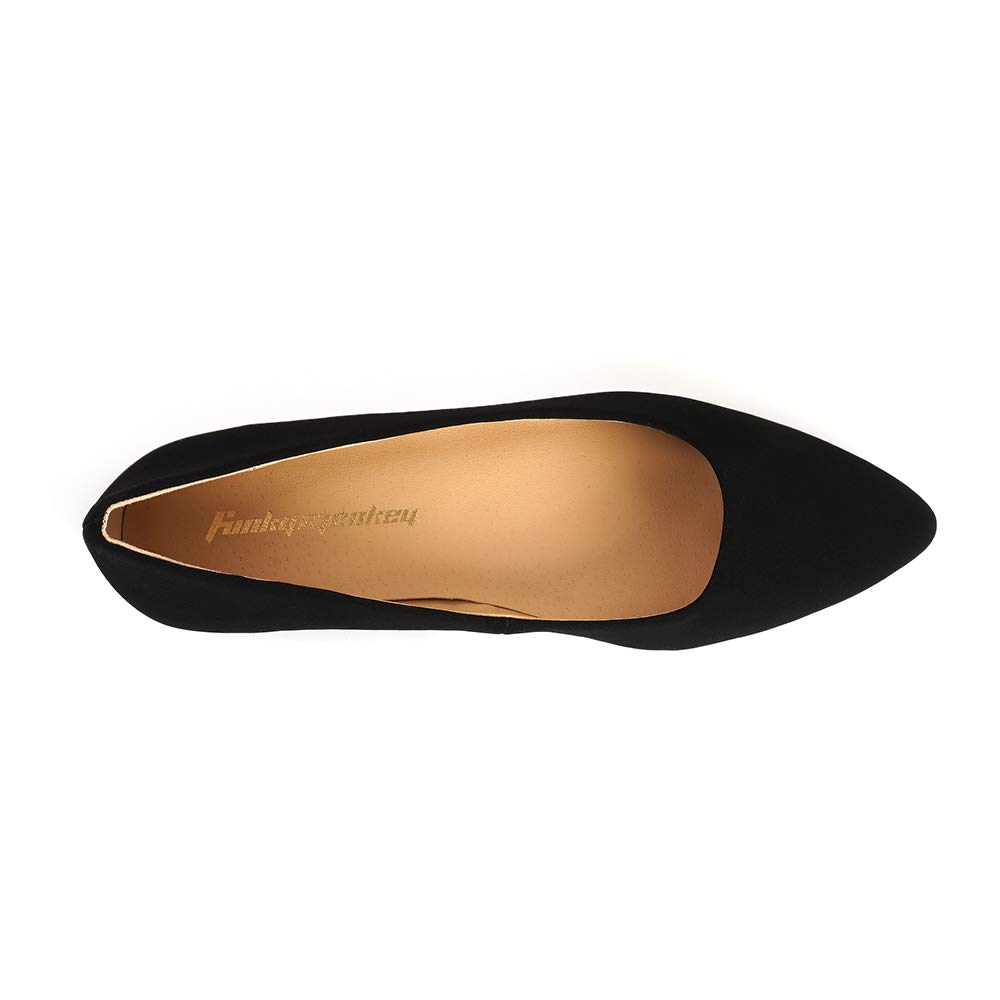 FUNKYMONKEY Zapatos planos clásicos de ballet para mujer, informales, cómodos, sin cordones