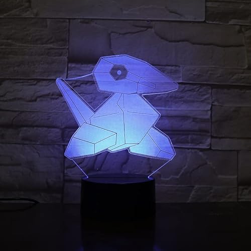 Lampara LED Videojuego Monstruo Pixel Cambia Color USB Luz nocturna y decoración Ayuda noche dormir Regalo Cover
