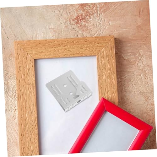 Image of WOONEKY Mirror Hanging Hardware Picture Hanger Hooks Large Picture Hanger Wall Mounting Kit
