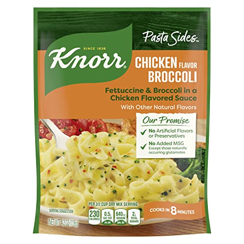Knorr Pasta Sides For a Delicious Easy Pasta Meal Chicken Broccoli No Artificial Flavors, No Colors from Artificial Sources, No Added MSG 4.2 oz