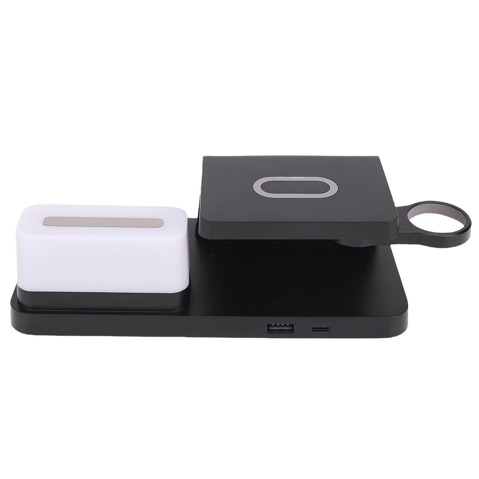Cryfokt Stazione di Ricarica Wireless, Sveglia con Ricarica Rapida 15W