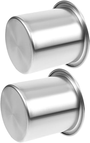 2 Pcs Stainless Steel Car Cup Holder Insert Stable Anti-Spill Drinks Holder for Truck Sofa Use Multifunctional Armrest Cup Support for Vehicles and