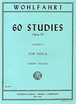 Sheet music INT2359 - Wohlfahrt 60 Studies Opus 45 Volume II For Viola Book