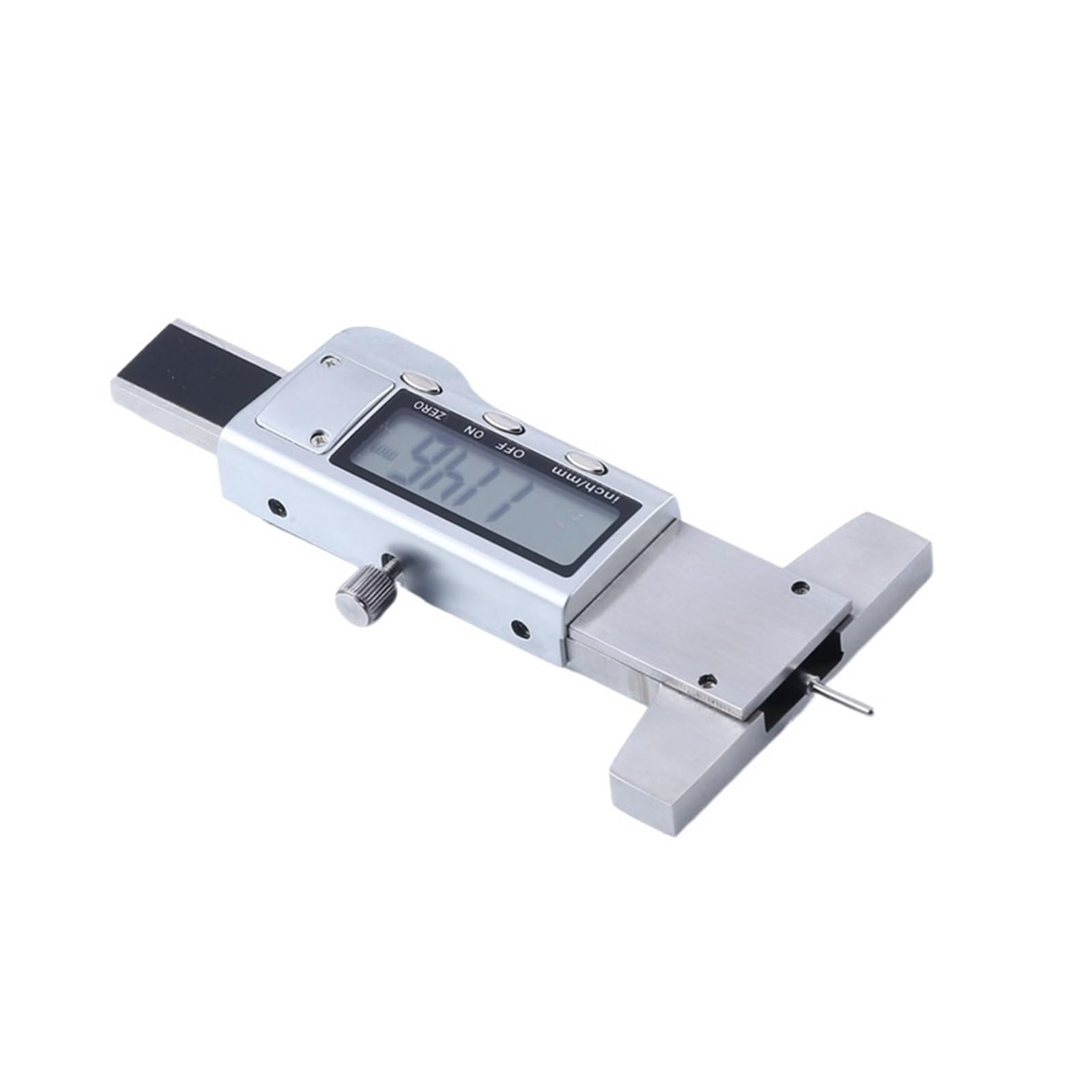 0.01mm Cyfrowy Miernik Głębokości Bieżnika 0-25mm LCD Opony Ze Stali Nierdzewnej Suwmiarka Linijka Metryczne/calowe Wymiana Pomiar Precyzyjny